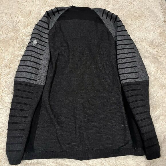 SMARTWOOL Intraknit Merino Full Zip Hoodie Black Women's Large EUC MSRP $240 - Picture 14 of 14